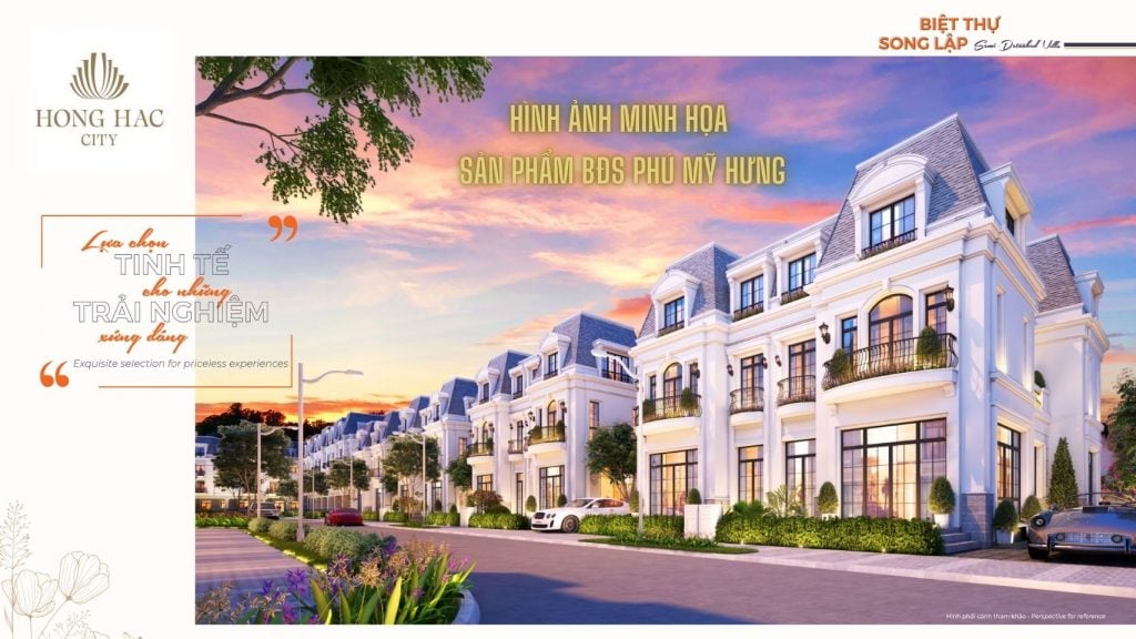 Biệt thự song lập Hồng Hạc City Phú Mỹ Hưng