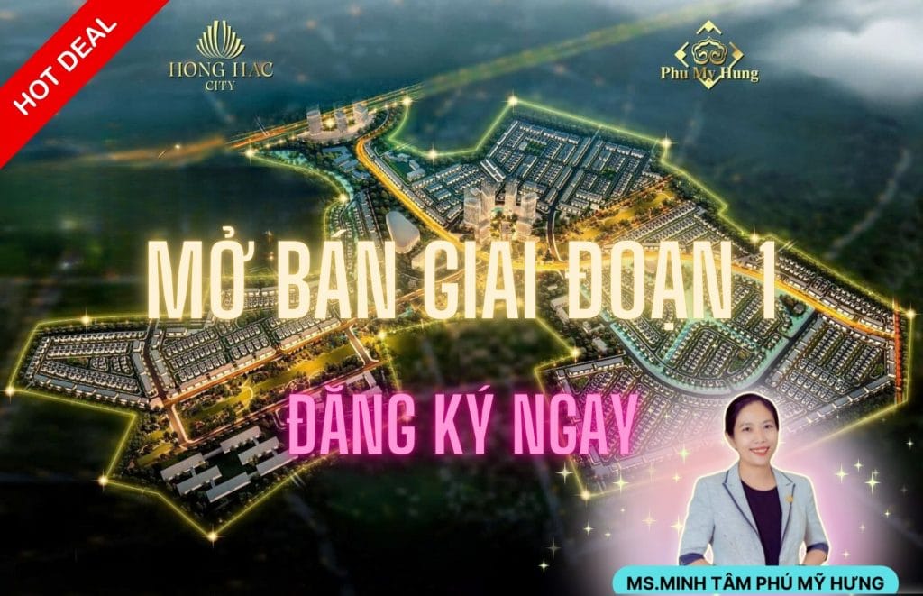 Hồng Hạc City dự kiến mở bán giai đoạn đầu vào năm 2025.