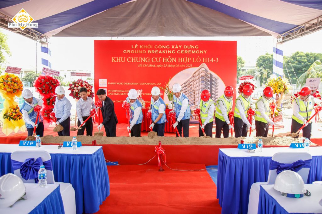 Lễ khởi công dự án The Sculptura Phú Mỹ Hưng vào ngày 25.6.2025 vừa qua