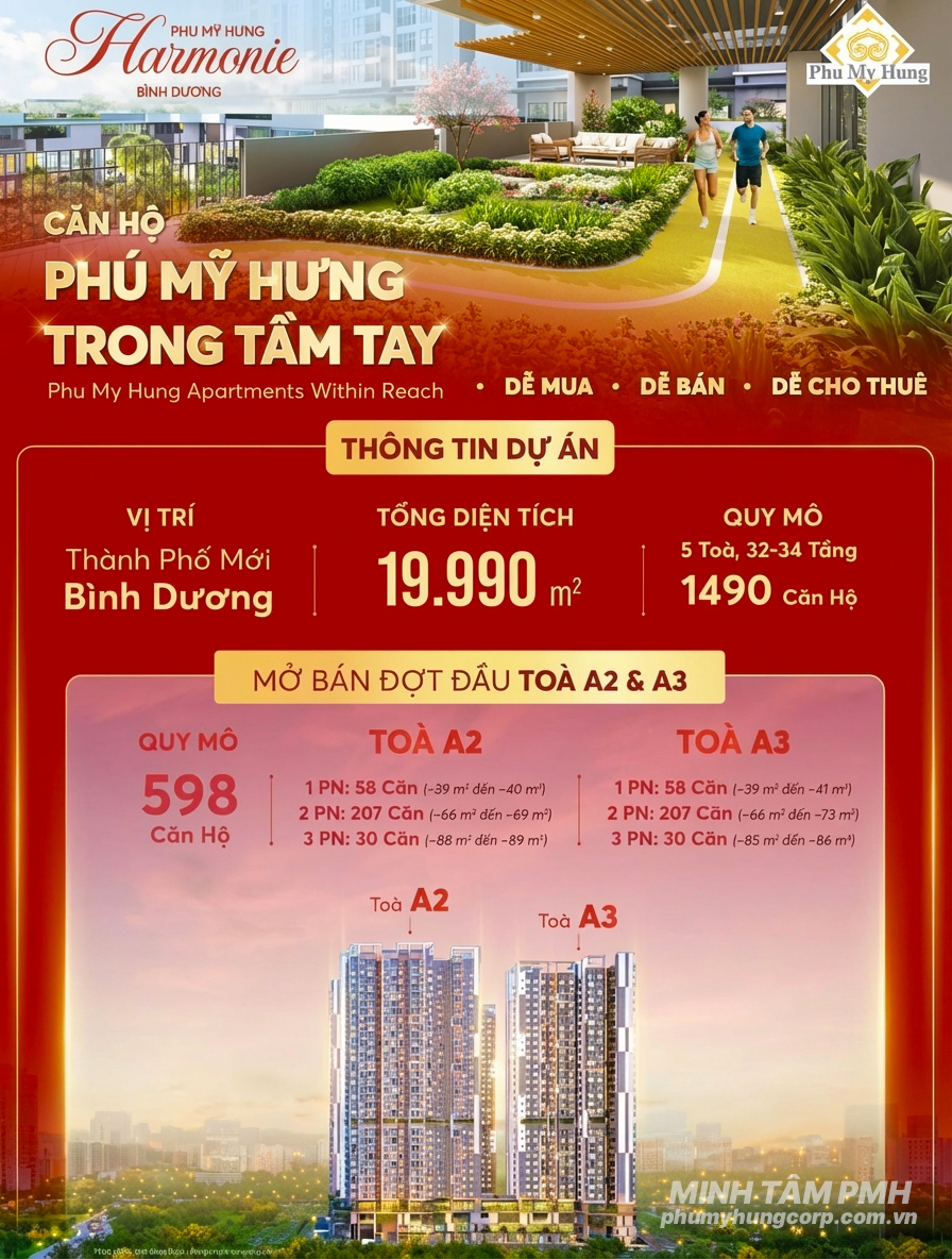The Harmonie Phú Mỹ Hưng - Dự án căn hộ Bình Dương Thủ Dầu Một