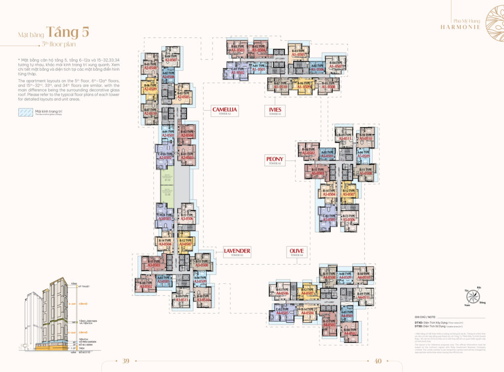 Mặt bằng tầng 5