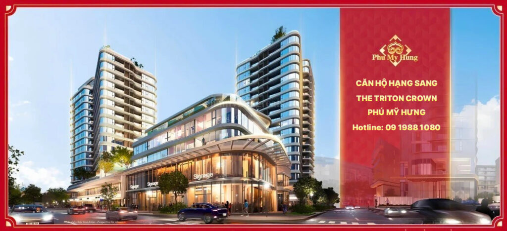 Phối cảnh Triton Crown Phú Mỹ Hưng