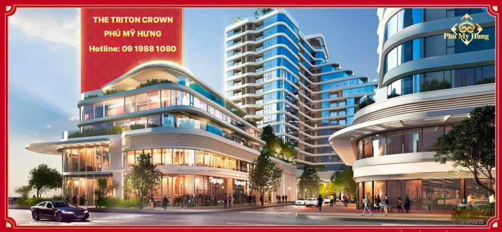Thiết kế bậc thang tại căn hộ Triton Crown Phú Mỹ Hưng