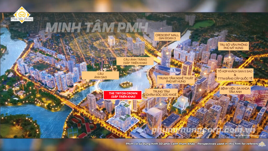 Vị trí Triton Crown Phú Mỹ Hưng