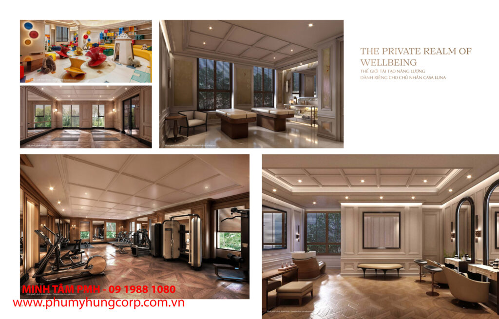 Tổ hợp tiện ích chăm sóc sức khỏe tại Casa Luna