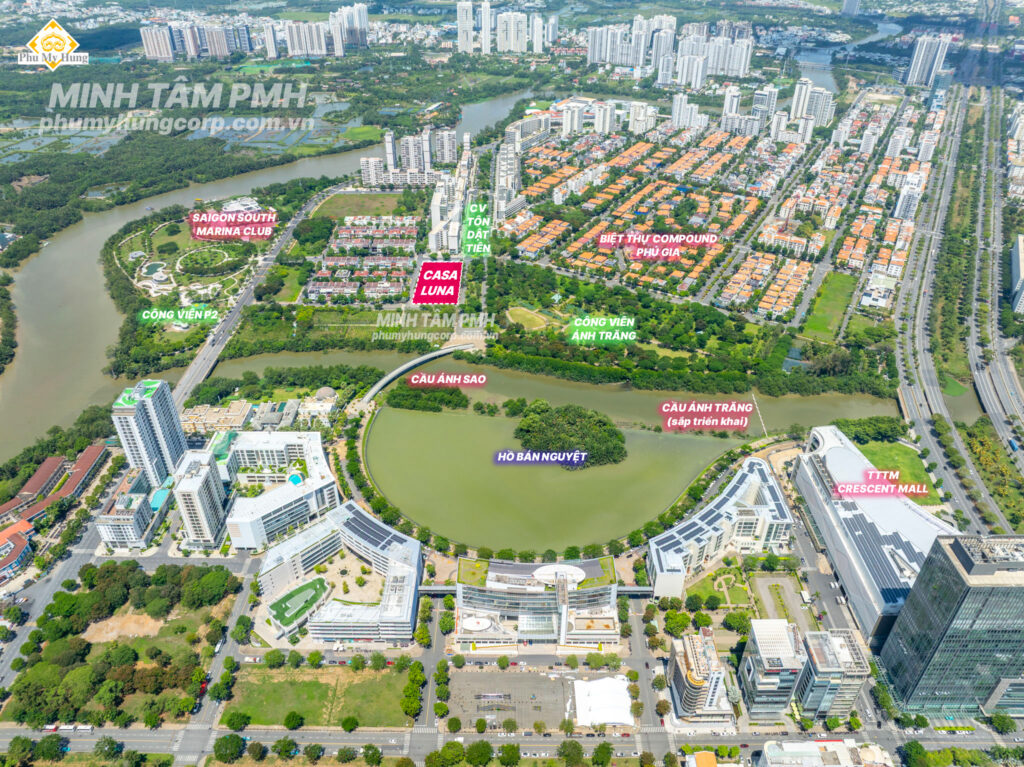 Vị trí dự án Casa Luna Quận 7 đắc địa