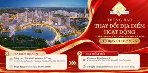 Thông báo về việc thay đổi địa điểm hoạt động của Sàn giao dịch Bất động sản Phú Mỹ Hưng