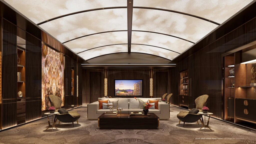 VIP Lounge để tiếp đón khách tìm hiểu dự án.
